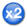 x 2